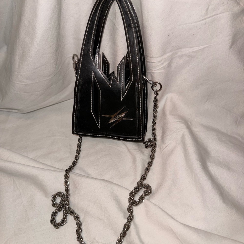 ALIENANT Jelly Bag Mini Black Chain Bag